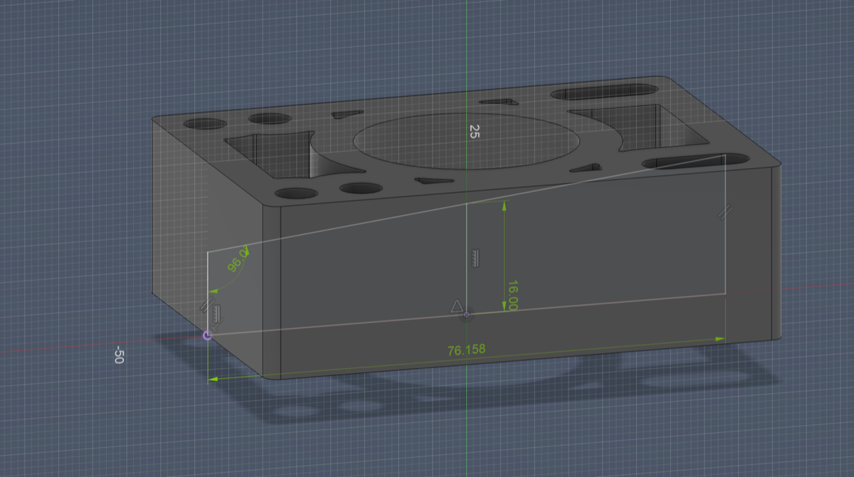 Checking riser pad dimensions in Fusion 360